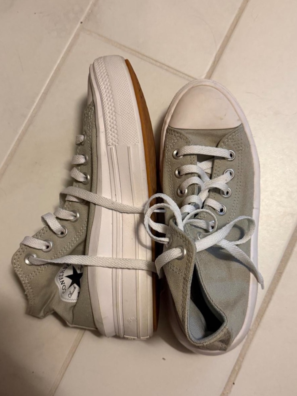 Converse High-Top Platform Sneakers W8.5